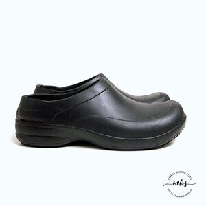 EUC TredSafe Unisex Safety Work Slip Resistant Clogs in Black Men Size 8